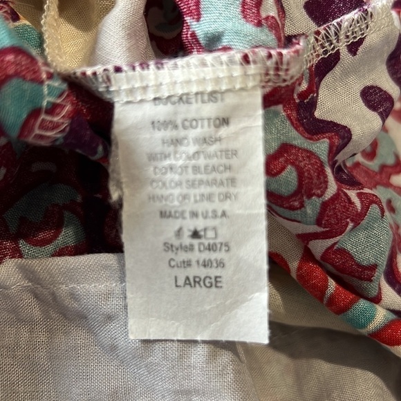 Bucket List beautiful dress size L - Picture 7 of 7